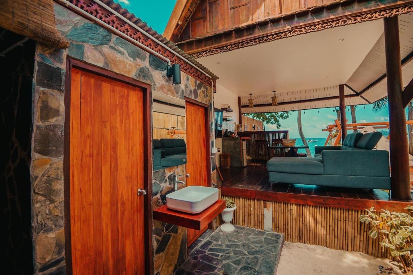 Natures Edge Beachfront Luxury Glamping Ko Tao Esterno foto