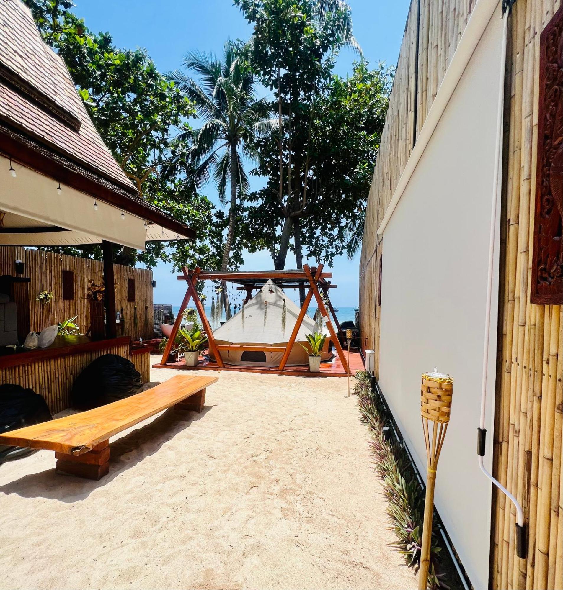 Natures Edge Beachfront Luxury Glamping Ko Tao Esterno foto